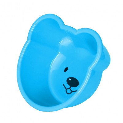 Wholesale PP  durable cute blue  bear washbasin made in China