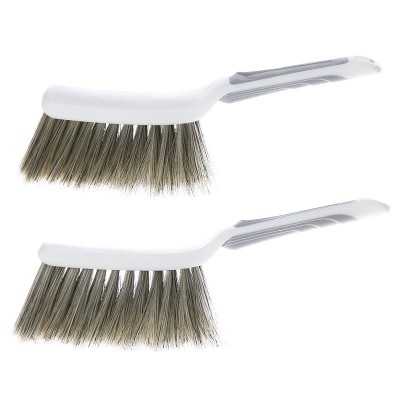 hot sale brown cleaning brush anti-slip handle soft brush household use