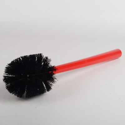 Red and festive household with holder durable fashionable round toilet brush